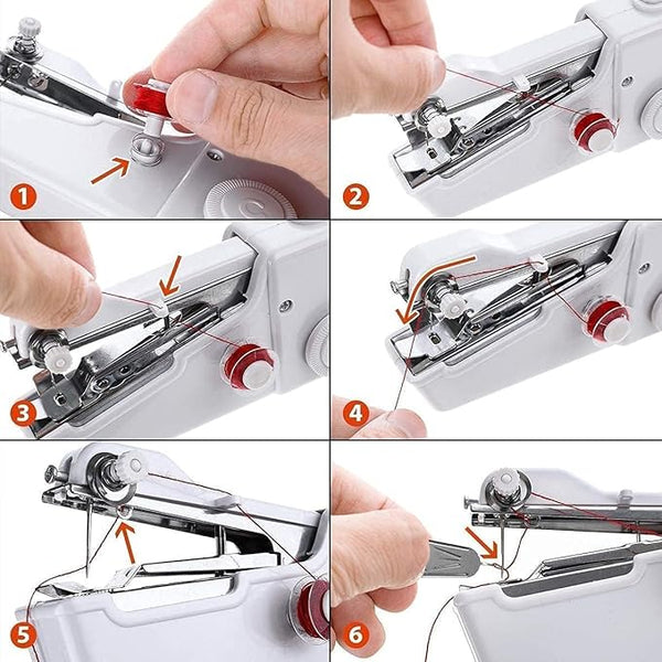 Portable Handheld Sewing Machine – Mini Stitching Machine for Clothes & Fabrics